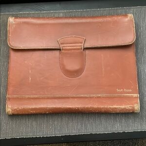 Vintage 1950’s Brown Leather Folio